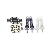 Convient for F450 RC FPV véhicule aérien sans Pilote V2 quadricoptère Multi-Rotor modèle d'avion fuselage Avion quadricoptère DIY(Black White Set)