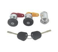 Convient for Ford Fiesta 1989-2002 Ensemble complet de commutateur d'allumage, serrure de porte et de coffre, 2 clés(3pcs IG.S-L-R)
