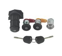Convient for Ford Ka Fiesta Courier Escort AL053 Ensemble de verrouillage complet Interrupteur d'allumage Serrure de porte gauche et droite Serrure de coffre