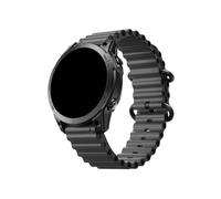 Convient For Garmin 22 26 Mm Camo Ocean Silicone Bracelet À Dégagement Rapide Convient For Fenix5 5XPlus 6 6XPro 7 7X Bracelet De Montre /Intinct1 2 Ceinture(Black,26mm)