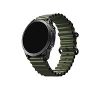 Convient For Garmin 22 26 Mm Camo Ocean Silicone Bracelet À Dégagement Rapide Convient For Fenix5 5XPlus 6 6XPro 7 7X Bracelet De Montre /Intinct1 2 Ceinture(Army green,22mm)