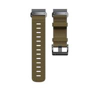 Convient For Garmin Fenix 7X Sangle En Nylon Tressé Fenix 6 Pro Tactix 7 Pro Fit For Garmin D2 Fenix5 Plus Sangle De Remplacement En Nylon À Dégagement Rapide(Khaki,22mm)