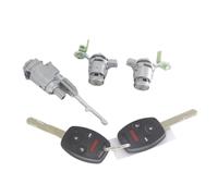 Convient for H0nda CRV 03-06 ELEMENT 03-11 AL148A ENSEMBLE DE SERRURE INTERRUPTEUR D'ALLUMAGE BARIL DE SERRURE DE PORTE BOUTON CLÉS COQUE(3-Panic Button)