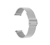 Convient For Huawei Watch GT 4 41 Mm Bracelet 18 Mm En Acier Inoxydable For Garmin Venu 3S 2S/Vivoactive 3S 4S 255S 265S Bracelet De Montre(Silver,For Garmin Venu 3S)