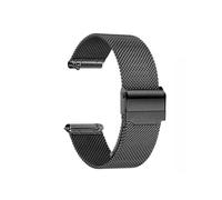 Convient For Huawei Watch GT 4 41 Mm Bracelet 18 Mm En Acier Inoxydable For Garmin Venu 3S 2S/Vivoactive 3S 4S 255S 265S Bracelet De Montre(Black,For Garmin Venu 3S)