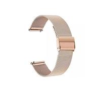 Convient For Huawei Watch GT 4 41 Mm Bracelet 18 Mm En Acier Inoxydable For Garmin Venu 3S 2S/Vivoactive 3S 4S 255S 265S Bracelet De Montre(Rose gold,For Garmin Venu 3S)