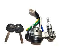 Convient for Kia K5 4Line 2011-2015 avec 2 clés de contact, serrure de porte gauche, ensemble complet de cylindres de serrure de porte