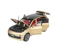 Convient For Le Modèle De Voiture SUV Li Xiang L9 1:24 Véhicule Tout-terrain Une Voiture Jouet En Alliage Et Une Pièce Décorative De Collection For Garçons Véhicule À Énergie Nouvelle Exquise(Black)