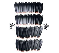 Convient for quadricoptère V198 Max V168 Pro V198max RC Drone Hélice Lames Aile Feuille d'érable Accessoires(80pcs Blade)