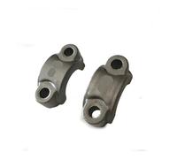 Convient for Support de rétroviseur à Levier de 7/8" 22 mm, Support de Serrage de maître-Cylindre de Frein et d'embrayage, Couvercle de Fixation, boulons M10, Support de Base(Grey 2)