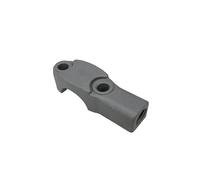 Convient for Support de rétroviseur à Levier de 7/8" 22 mm, Support de Serrage de maître-Cylindre de Frein et d'embrayage, Couvercle de Fixation, boulons M10, Support de Base(Hard Oxygen Gray 1)