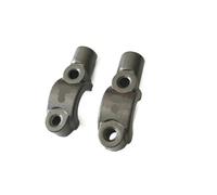 Convient for Support de rétroviseur à Levier de 7/8" 22 mm, Support de Serrage de maître-Cylindre de Frein et d'embrayage, Couvercle de Fixation, boulons M10, Support de Base(Grey)