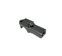 Convient for Support de rétroviseur à Levier de 7/8" 22 mm, Support de Serrage de maître-Cylindre de Frein et d'embrayage, Couvercle de Fixation, boulons M10, Support de Base(CNC Titanium 1PCS)