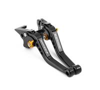 Convient for Suzuki DL650 V-Strom XT 2004-2010 Vstrom Moto CNC Levier de frein d'embrayage Poignée réglable Réglage à 6 vitesses(E1)