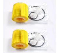 Convient for T0Y0TA SCION Corolla 1.8L Matrix 1.8L Prius Hybrid 1.8L Verso 2.0L RAV4 Yaris OEM 04152-YZZA6 04152-37010 Filtre à huile(2 pcs)