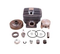 Convient for tronçonneuse MS460 046, Cylindre de 52 mm, Piston, Tambour d'embrayage, pignon de 3/8 po à 7 Dents, Jante, soupape de Pression