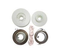 Convient for tronçonneuses 4500 5200 5800 45cc 52cc 58cc, kit de réparation Corde poulie à Ressort Rappel démarrage Facile, pièces scies