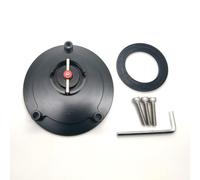 / Convient for Yamaha FZ6 FZ6R FZ1 R1 R6 R6S CNC couvercle de bouchon de réservoir de carburant en aluminium sans clé accessoires de moto toutes années carburant pour moto(Gray Red R1)