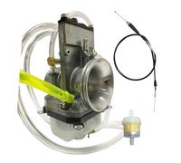 Convient for YZ250F KX250F RMZ250 CRF250R CRF450R 28 30 32 34 36 38 40 mm carburateur à Jet de Puissance réglable en Vitesse avec câble(30MM)