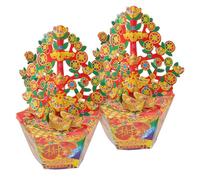 Convient pour 1 paire de papier arbre à monnaie ancêtre - Papier imprimé double face transparent pour le culte des ancêtres et le sacrifice du festival Qingming