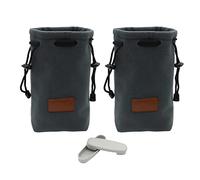 Convient pour 2 1 corps et télécommande, sac à cordon de serrage en flanelle épaisse, sac à main, boîtier de télécommande, conteneur de coque