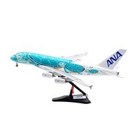 Convient pour A380 JA382A ANA Green Turtle Airlines Modèle d'avion en Alliage Moulé sous Pression 1 200