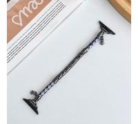 Convient Pour Apple Watch9876 Représentant Avec S10 Corde Tressée Créative Respirante Universelle 18/20/22 Mm-Black Diamond - Changement De Tête Supplémentaire 18 Mm
