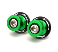 Convient pour BMW S1000R S1000RR 2009-2023 8 mm Bras oscillant Support vis bobines Curseur Accessoires S1000 S 1000 R RR Équipement Protection Moto Protège-Moteur Moto(Green,S1000R)