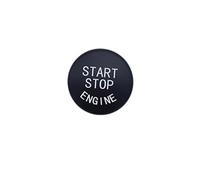 Convient pour BMW Série E Voiture Démarrage Arrêt Bouton Poussoir Moteur Interrupteur D'allumage Capuchon Couvercle De Clé Remplacement 3 X1 X5 X6(Black)