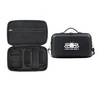 Convient pour DJI Neo 2 Étui de transport Sac de voyage pour Étui de rangement en PU, Compatible avec le Drone Neo 2, le contrôleur RC-N3, le Câble de données, le hub de chargement (Noir avec motif)