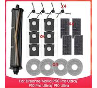 Convient pour Dreame Mova P50 Pro Ultra/P10 Pro Ultra/P10 Ultra Pièce de rechange Tricut Brosse latérale