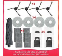 Convient pour Dreame X40 Ultra / L40 Ultra, MOVA P50 Pro Ultra / P10 Pro Ultra pièces brosse latéral
