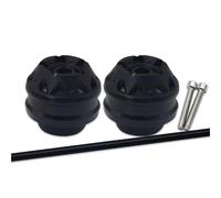 Convient pour ER-6N Convient PourER-4F CNC Essieu Fourche Roue Crash Sliders Cap Chute Protection Pad Kits(Front Black)