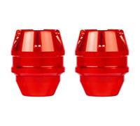 Convient pour Honda PCX125 PCX150 PCX160 PCX 125 150 160, Fourche d'essieu de Roue Avant, curseurs Anti-Collision, Protection Contre Les Chutes(Red)