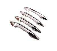 Convient pour Hyundai, Elantra, 2012-2016 - Inserts de poignée de porte avant et arrière de voiture - Capuchon de protection autocollant en fibre de carbone chromée - Pour poignée de porte extérieure