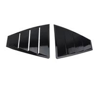 Convient pour Hyundai Elantra 2017-2019, Couvercle de volet de Lunette arrière, persiennes de fenêtre latérale, Grille de Garniture d'aération(Glossy Black)