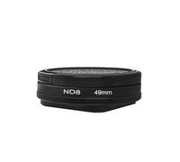 Convient pour Insta 360 Ace Pro Camera Bague D'Adaptation De Filtre De 49 MM Et Filtres UV/CPL / ND8 Et Cache D'Objectif De Protection D'Objectif UV (ND8)