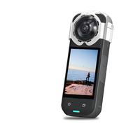 Convient pour Insta360 X5 Protection Anti-buée Miroir Sport Camera Lens Cap, Housse de Protection Drop Shield Accessoires, Housse de Protection pour Caméra Action