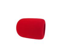Convient pour JBL PartyBox Encore 2 Micro sans Fil Housse de Microphone à Main sans Fil Housse en Mousse Éponge Colorée Coupe-Vent Anti-Salive et Lavable (Rouge)