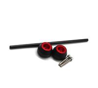 Convient pour K1200GT pour K1200 GT 2006 2007 Moto Essieu Avant Protecteur Amortisseur Collision Curseur Antichute Boule Glissière Anti Chute(Front Wheel Red)