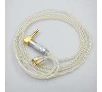 Convient pour la ligne de mise a niveau du câble pour casque plaqué argent Shure SE535 SE215E846 UE900 W40