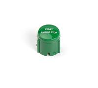 Convient pour Land Range Rover Sports Discovery 4 voiture démarrage arrêt bouton interrupteur couvercle bouton de démarrage à une touche moteur(Green)