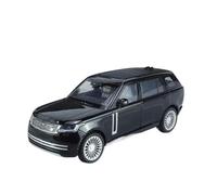 Convient pour Land Rover pour Range 2022 1:24 SUV Pull Back Light Sound Car Model Véhicule en métal moulé sous Pression, Piles Non incluses(Black)