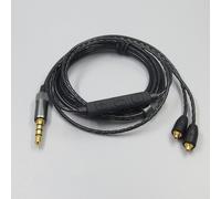 Convient pour le câble de casque de réglage du volume Shure MMCX SE215 SE535 SE846 UE900