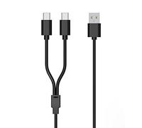 Convient pour Le Chargeur de contrôleur VR2 Câble de Chargement USB de données Poignée de Cordon de synchronisation Manette de Jeu sans Fil Base de Chargeur Rapide USB Double LED