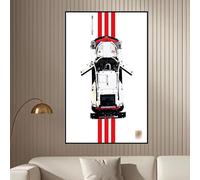 Convient pour le modèle Lego Porsche 911 RSR 42096, cadre mural spécial, panneau mural pour collection adulte (non inclus) (type E)