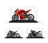 Convient pour LEGO Technic BMW M 1000 RR 42130, Ducati Panigale V4 S 42202, Yamaha MT-10 SP 42159 boîte de présentation anti-poussière (modèle non inclus)