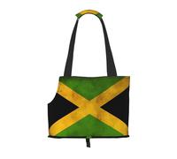 Convient pour les petits chiens et chats, sac de courses et de voyage, sac à bandoulière portable imprimé vieux drapeau jamaïcain