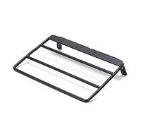 Convient pour les pièces de mise à niveau de voiture de camion WPL D12 1/10 RC, plateau de porte-bagages en métal, accessoires de décoration de galerie de toit, pièces de rechange (Couleur : Noir)