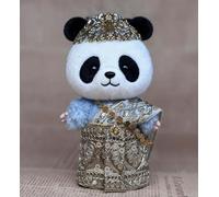 Convient pour les poupées tendance de 17 cm, les jupes de princesse nobles, les vêtements couronnes, les poupées non incluses (pierre dorée)